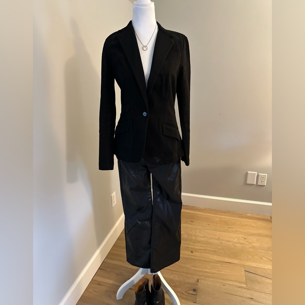 Lauren Black fitted Denim Blazer